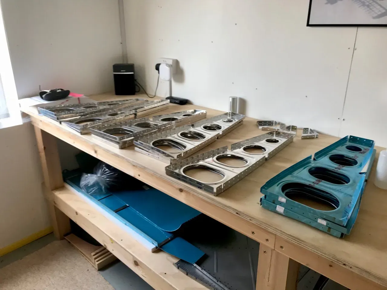 Halfway through Wing Rib Prep!!