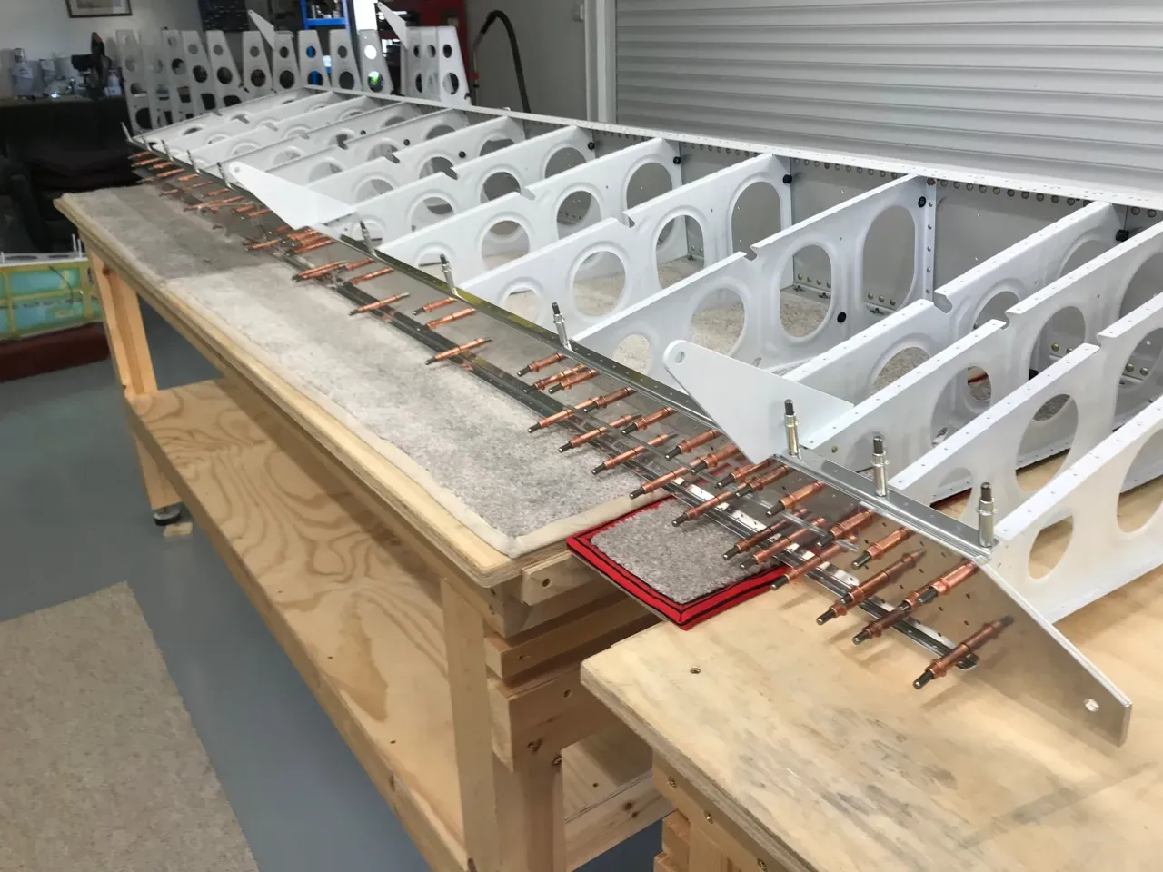 15-04 Rear Spar Final Drilling