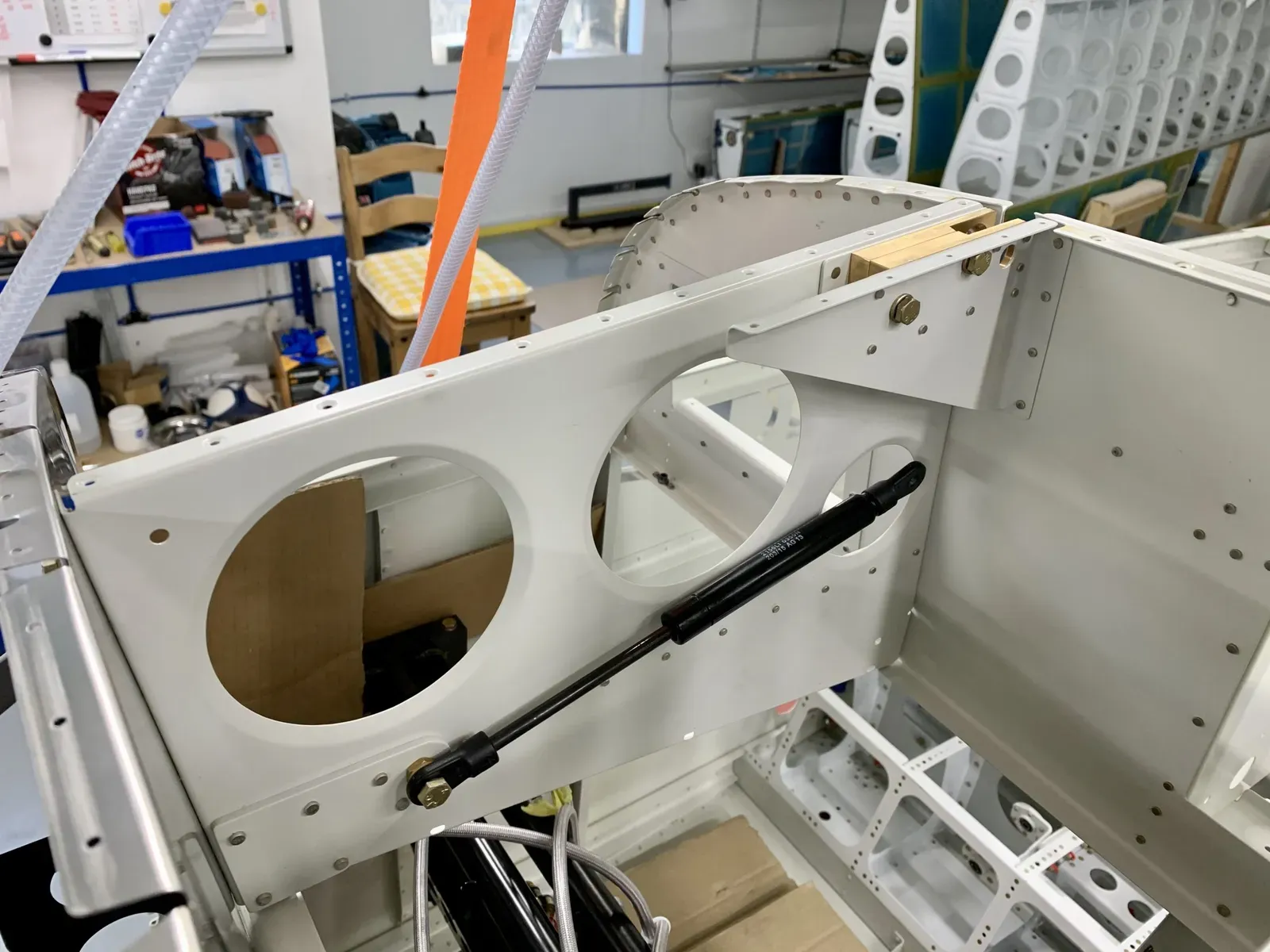 35-15 to 17 Gas Springs, Canopy Release Mechanism & Hinge Doublers