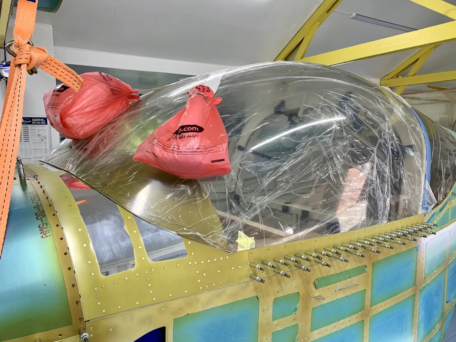 38-23, 24 & 26 Drilling and Countersinking the Canopy