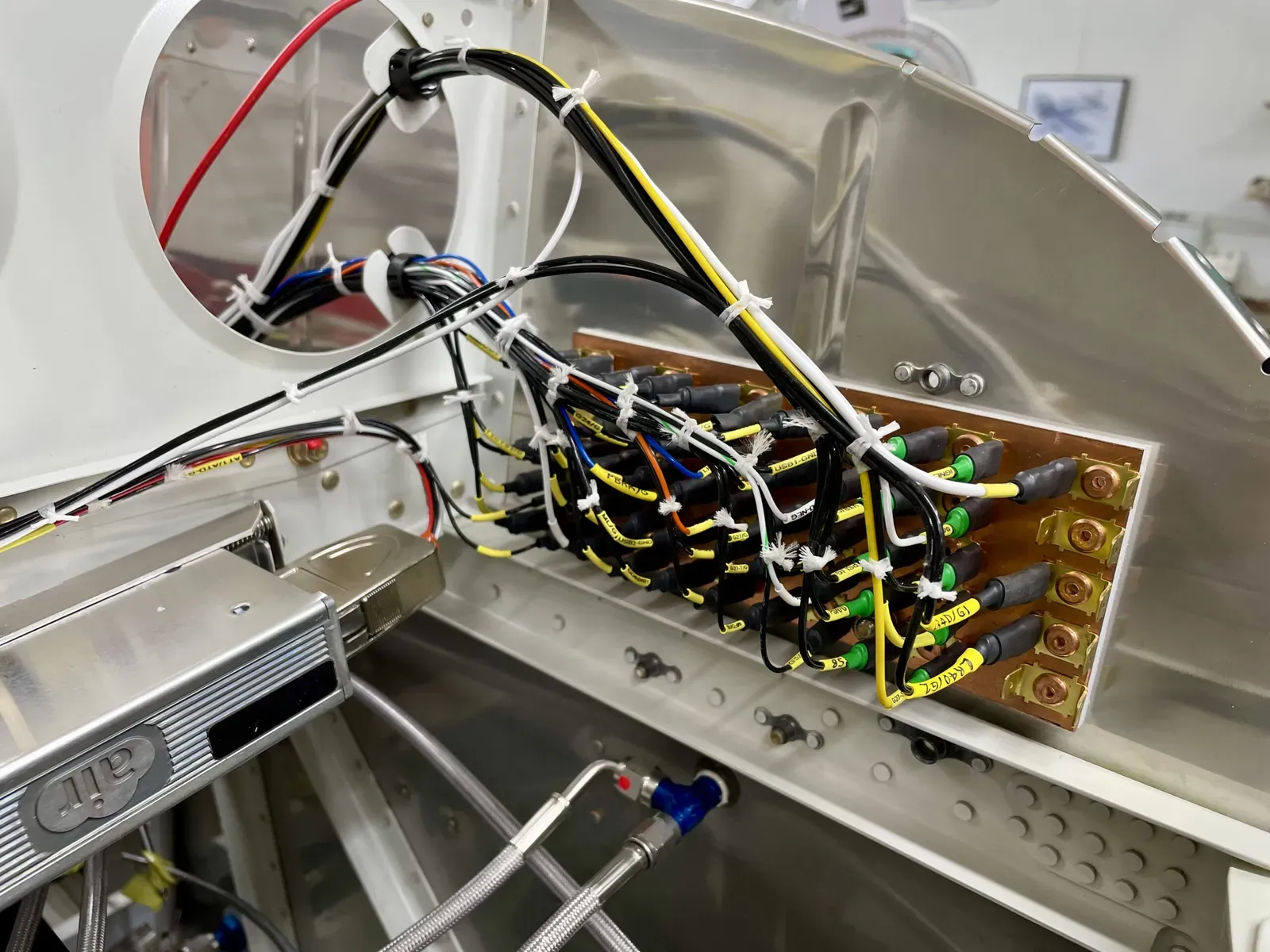 Wiring Finished! Ground Block & Voltage Regulator