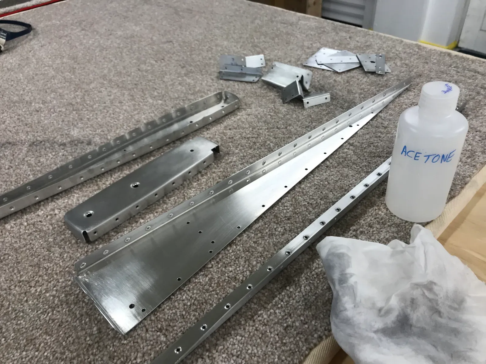 Priming Rudder Parts