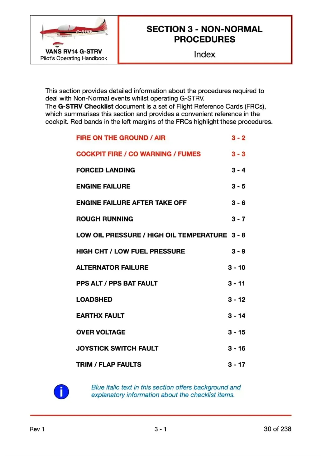 non normal checklist