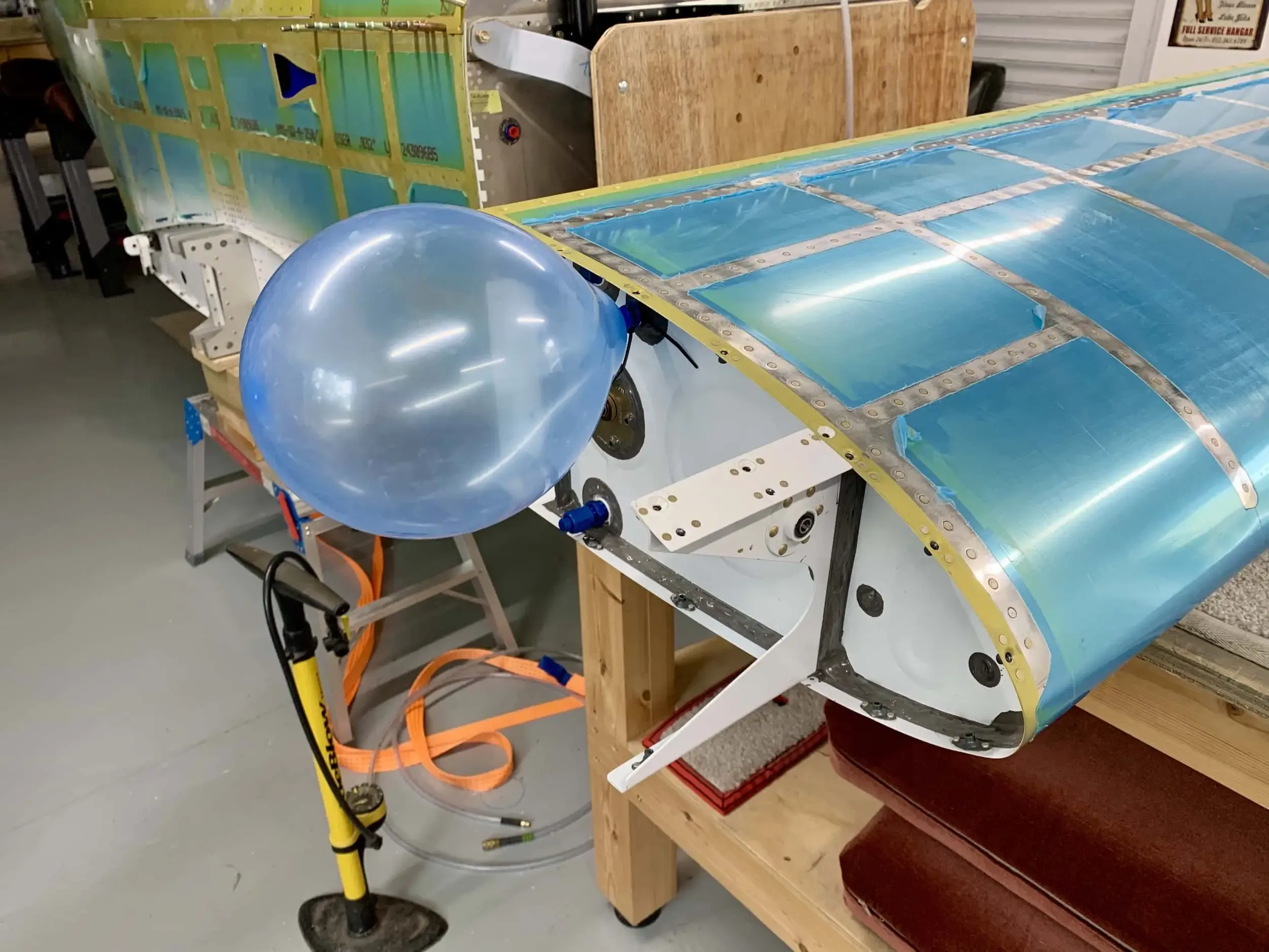 Testing the fuel tanks