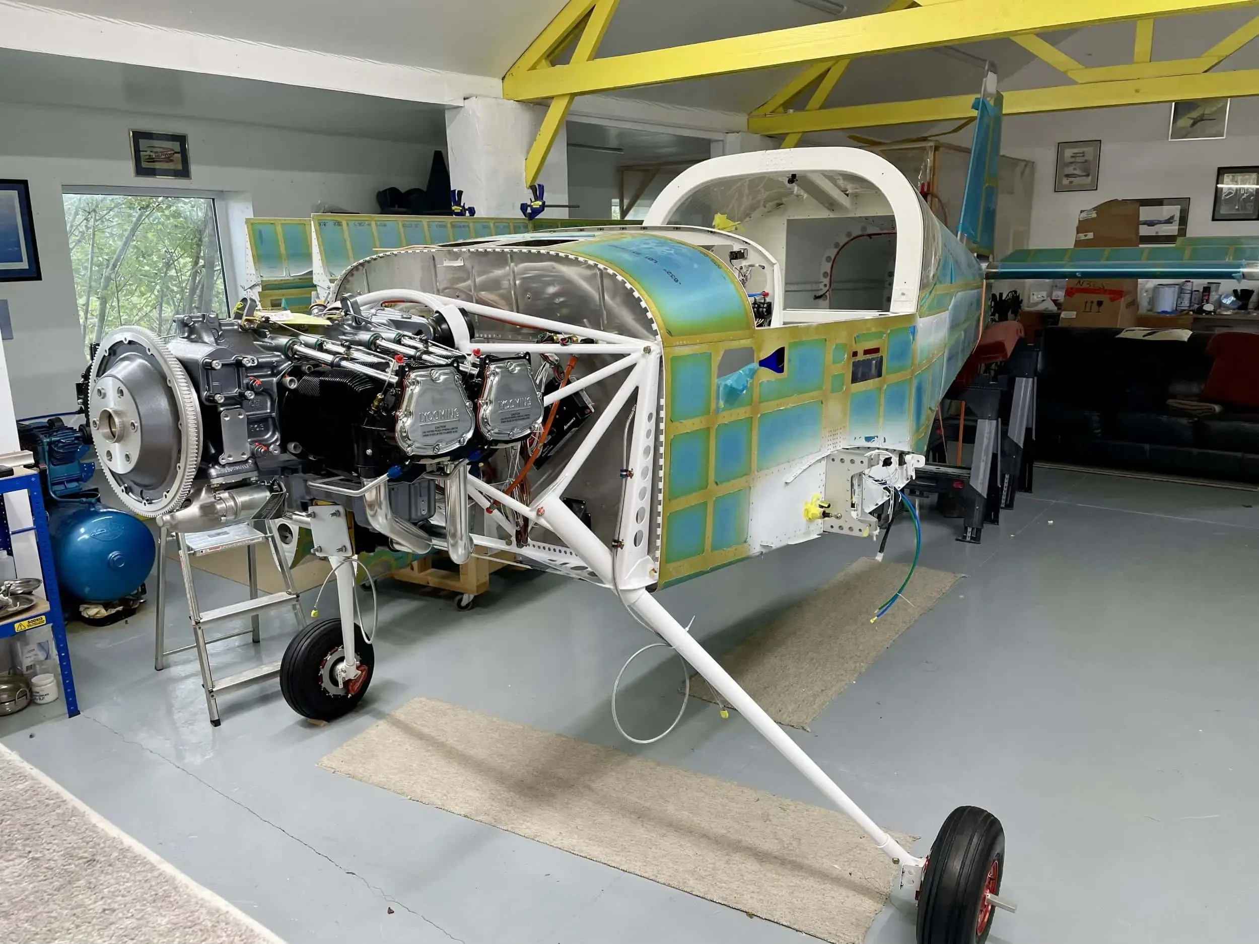 Engine just attached