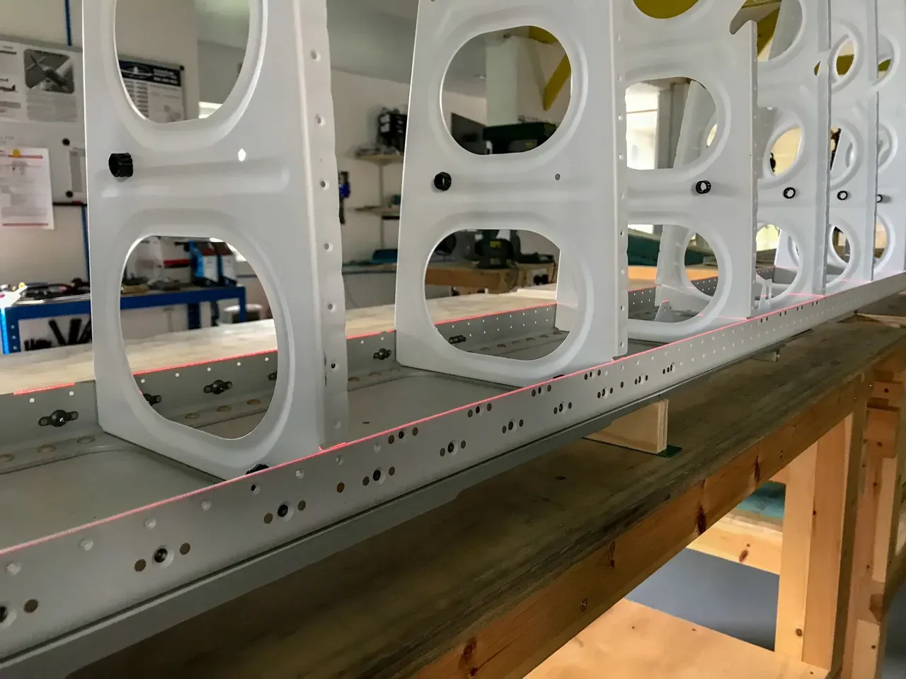 16-03 Preparation for Riveting Top Skins